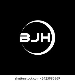 BJH Letter Logo Design, Inspiration for a Unique Identity. Modern Elegance and Creative Design. Watermark Your Success with the Striking this Logo.