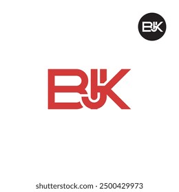 BJK Logo Letter Monogram Design