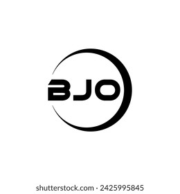 BJO Letter Logo Design, Inspiration for a Unique Identity. Modern Elegance and Creative Design. Watermark Your Success with the Striking this Logo.