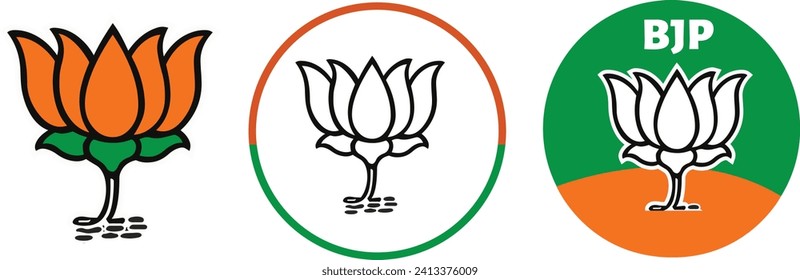 BJP - Bharatiya Janata Party Symbol svg