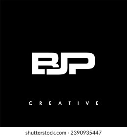 BJP Letter Initial Logo Design Template Vector Illustration svg