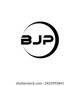 BJP Letter Logo Design, Inspiration for a Unique Identity. Modern Elegance and Creative Design. Watermark Your Success with the Striking this Logo. svg