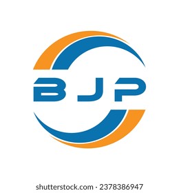 BJP letter logo design on a white background or Monogram logo design for entrepreneur and business. svg
