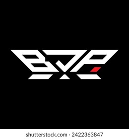 BJP letter logo vector design, BJP simple and modern logo. BJP luxurious alphabet design   svg