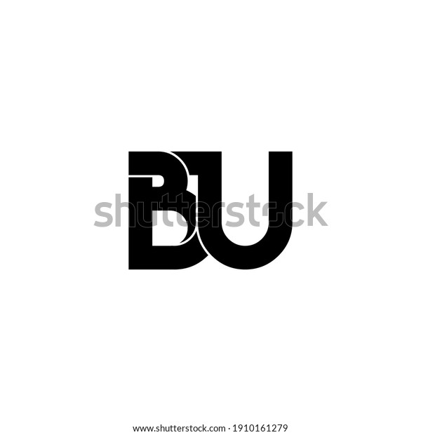 Bju Letter Original Monogram Logo Design Stock Vector (Royalty Free ...