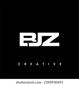 BJZ Letter Initial Logo Design Template Vector Illustration