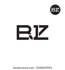 BJZ Logo Letter Monogram Design