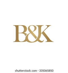 Bk Initial Logo Ampersand Monogram Logo Stock Vector (Royalty Free ...