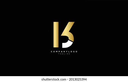 BK KB B Y K Resumen diseño del logotipo del logotipo de la letra monograma inicial