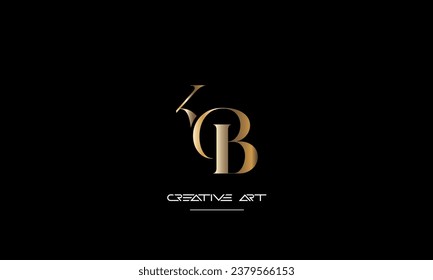 BK, KB, B, K abstract letters logo monogram