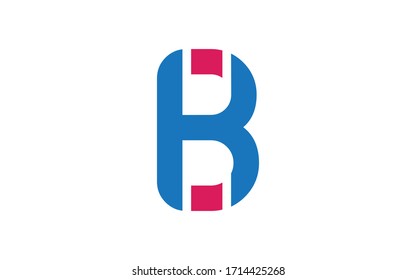 BK o KB y B, K Letra mayúscula Diseño del logotipo inicial, plantilla del vector