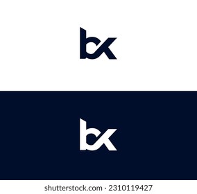 BK, KB, BT, TB letters logo, B and K letters logo alphabet design.