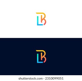 BK, KB, LK, KL, BKL, LKB, logotipo de letras KLB, diseño alfabético del logotipo de letras B y K.