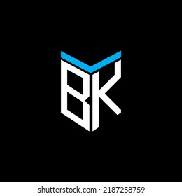 BK letter logo creative design with vector graphic