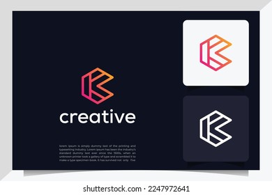 Diseño del logo de la carta BK sobre fondo de lujo. Concepto de logotipo de letras de monograma KB. Diseño de iconos BK. Icono de letra blanca elegante y profesional de KB