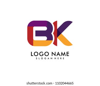 BK Letter Logo Template