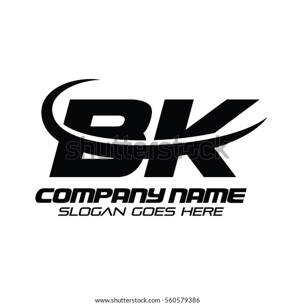 Bk Logo Stock Vector (Royalty Free) 560579386