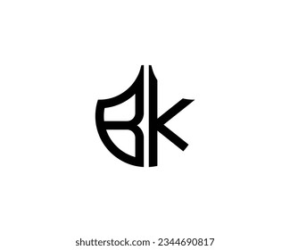 BK logo design vector template