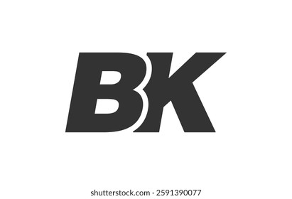 BK Techno Editable Font Logo For Corporate Branding. Bold, Futuristic Design With Unique Typographic Ideas. Minimal Custom Type And Dynamic Letter Variations For Promotion, Printing, And Book Titles