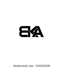 Original-Monogramm-Logo-Design mit BKA-Buchstaben