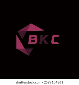 BKC creative minimalist letter logo. BKC unique vector initials alphabet letter logo design
