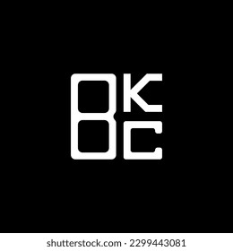 BKC letter logo creative design with vector graphic, BKC simple and modern logo.