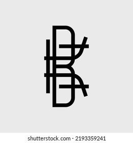 BKE or KBE monogram vector logo. Three letters combined. Suitable for industry, company, corporation, event, clothing, fashion, and business.