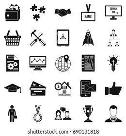 Bkg icons set. Simple set of 25 bkg vector icons for web isolated on white background