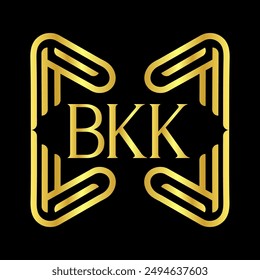 BKK letter logo vector design, BKK simple and modern logo. BKK luxurious alphabet design