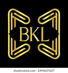 BKL letter logo vector design, BKL simple and modern logo. BKL luxurious alphabet design