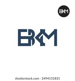 BKM-Logo-Buchstabe Monogram Design