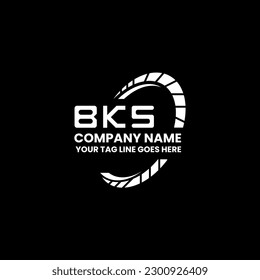 El logotipo de la letra BKS diseño creativo con gráfico vectorial, logotipo BKS simple y moderno. Diseño de alfabetos lujosos BKS  