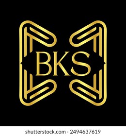 Diseño de Vector de logotipo de letra BKS, logotipo simple y moderno de BKS. Diseño de alfabeto lujoso BKS
