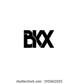 bkx letter original monogram logo design