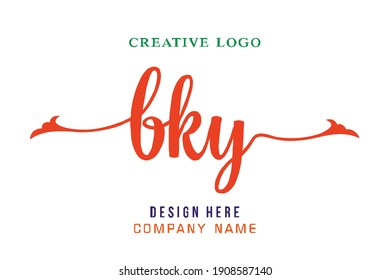 BKY lettering logo is simple, easy to understand and authoritative