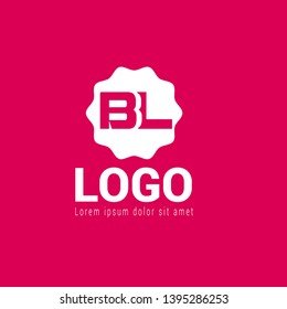 BL company linked letter logo concept. Designed for your web site design, logo, app, UI. BL initial logo design. corporate identity logo. can be used for bussines company. modern illustration.