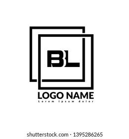 BL company linked letter logo concept. Designed for your web site design, logo, app, UI. BL initial logo design. corporate identity logo. can be used for bussines company. modern illustration.