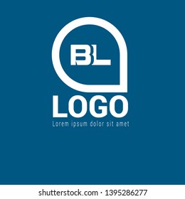 BL company linked letter logo concept. Designed for your web site design, logo, app, UI. BL initial logo design. corporate identity logo. can be used for bussines company. modern illustration.