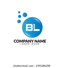 BL company linked letter logo concept. Designed for your web site design, logo, app, UI. BL initial logo design. corporate identity logo. can be used for bussines company. modern illustration.