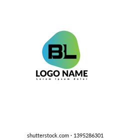 BL company linked letter logo concept. Designed for your web site design, logo, app, UI. BL initial logo design. corporate identity logo. can be used for bussines company. modern illustration.