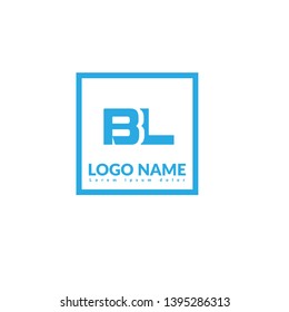 BL company linked letter logo concept. Designed for your web site design, logo, app, UI. BL initial logo design. corporate identity logo. can be used for bussines company. modern illustration.