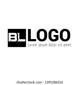 BL company linked letter logo concept. Designed for your web site design, logo, app, UI. BL initial logo design. corporate identity logo. can be used for bussines company. modern illustration.