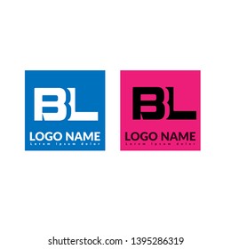 BL company linked letter logo concept. Designed for your web site design, logo, app, UI. BL initial logo design. corporate identity logo. can be used for bussines company. modern illustration.