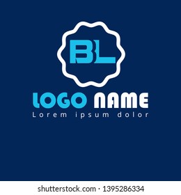 BL company linked letter logo concept. Designed for your web site design, logo, app, UI. BL initial logo design. corporate identity logo. can be used for bussines company. modern illustration.