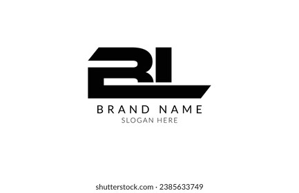 bl creative black letter logo design.