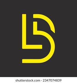 BL creative and modern vector logo design