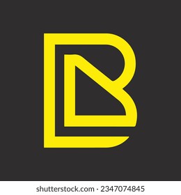 BL creative and modern vector logo design