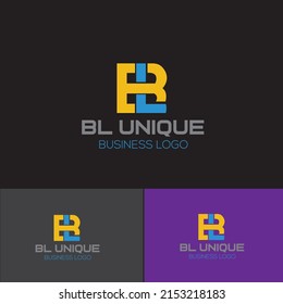 BL Benutzerdefinierte Logo-Design-Vorlage, einzigartiges Logo-Design