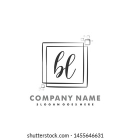 BL Initial beauty monogram logo vector