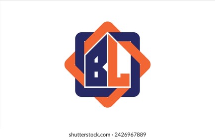 BL initial letter real estate builders logo design vector. construction, housing, home marker, property, building, apartment, flat, compartment, business, corporate, house rent, rental, commercial